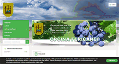 Desktop Screenshot of opcina-fericanci.hr